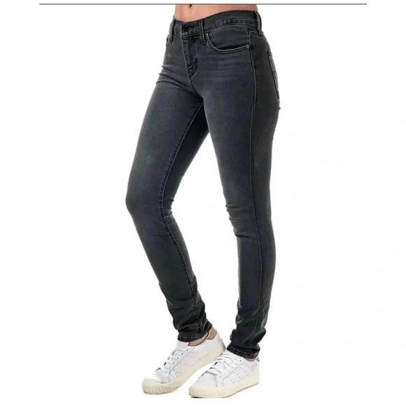 Levis 311 Shaping Skinny Black Wash Jeans Sz 29 - Picture 1 of 13